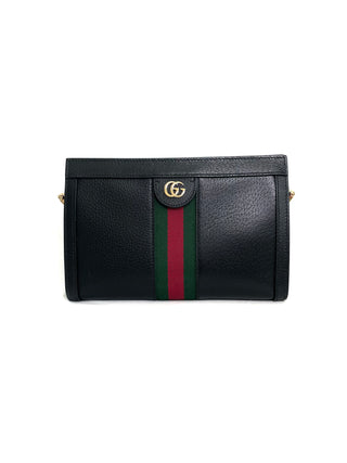 Gucci Ophidia Leather Chain Magnet Snap Bag