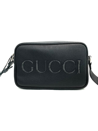 Gucci Logo Leather Crossbody Bag
