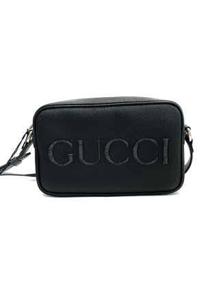 Gucci Logo Leather Crossbody Bag