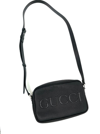Gucci Logo Leather Crossbody Bag