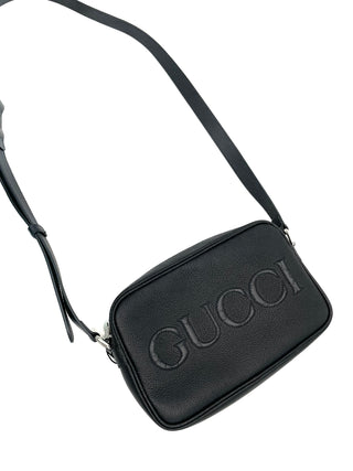 Gucci Logo Leather Crossbody Bag