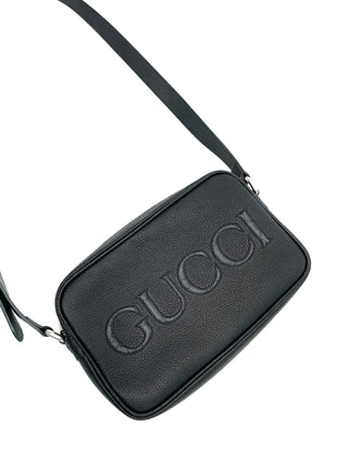Gucci Logo Leather Crossbody Bag