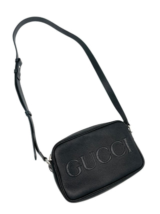Gucci Logo Leather Crossbody Bag