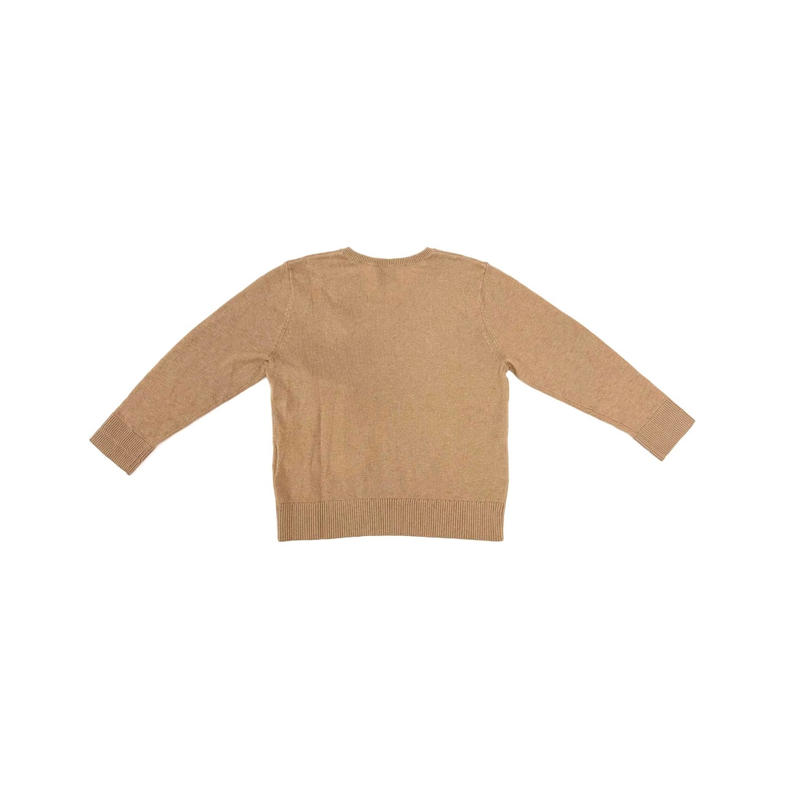 Burberry Beige Cashmere Pullover with Iconic Bear