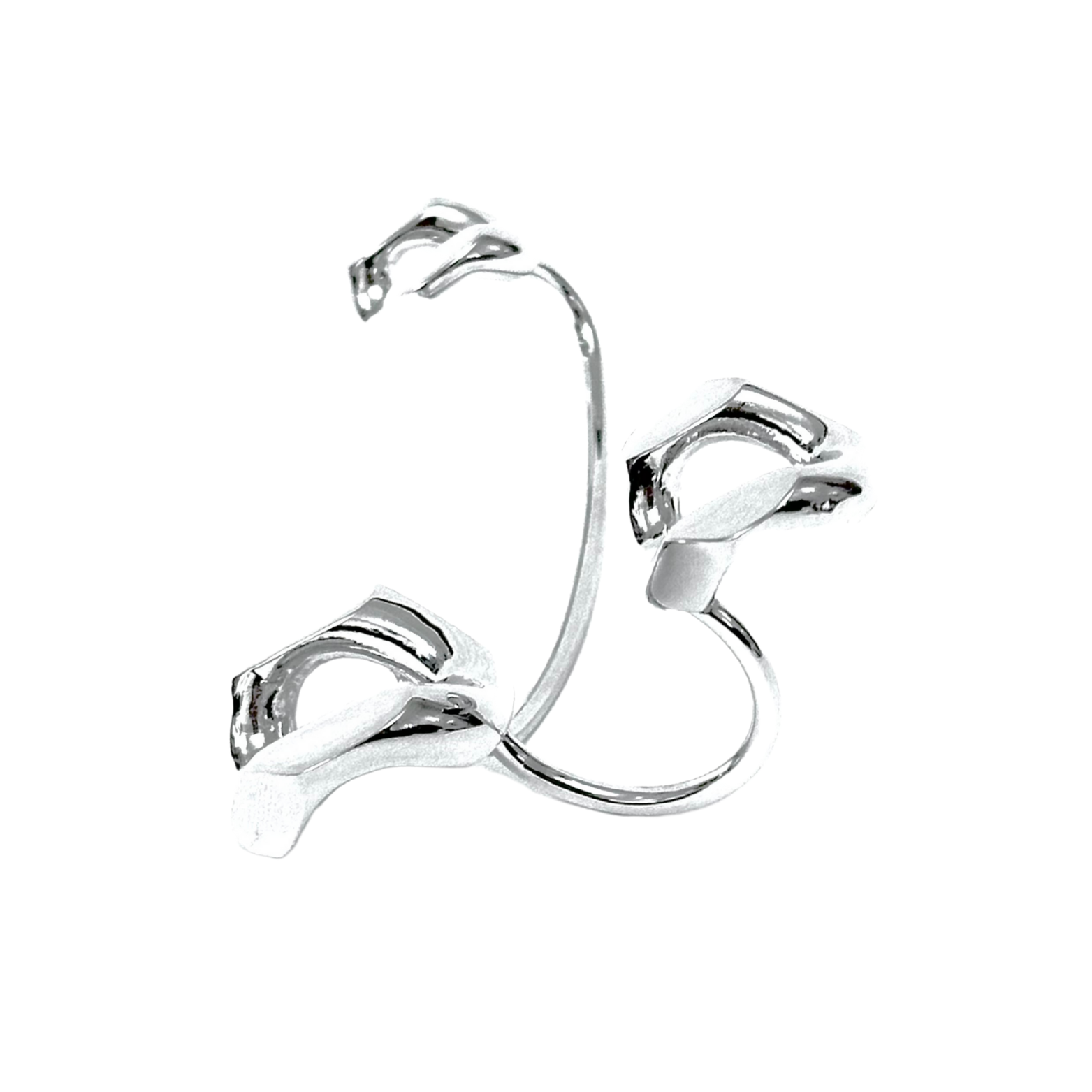Burberry Palladio Chain Link Ring