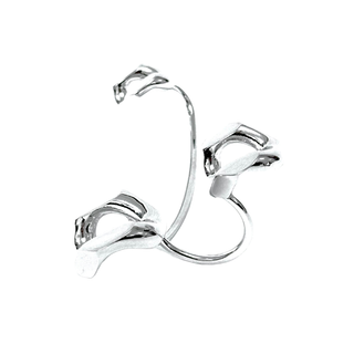 Burberry Palladio Chain Link Ring