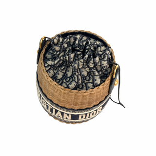 Dior Wicker Rattan Crossbody Bag