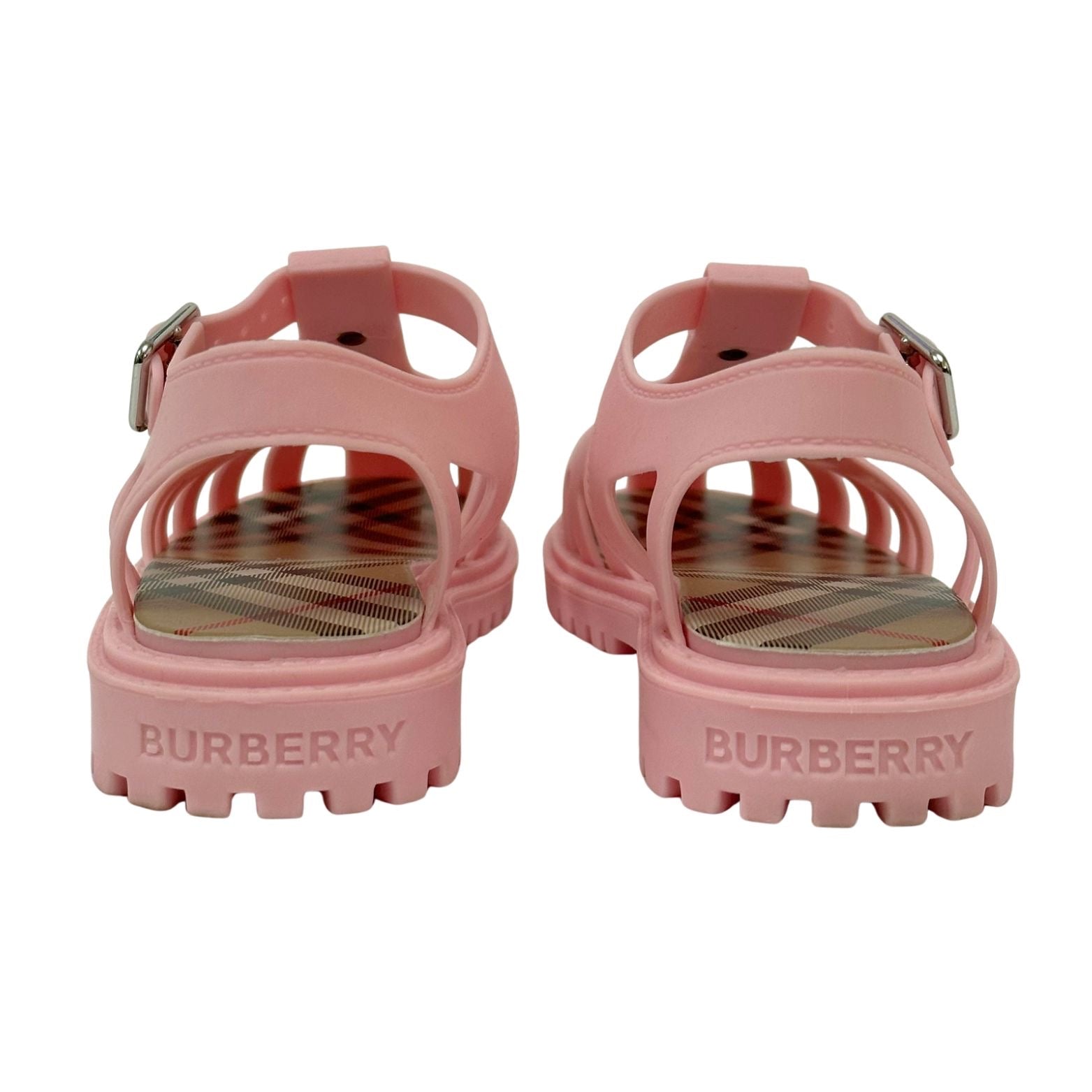 Burberry Pink Rubber Sandals