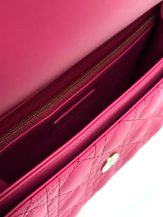 Dior Top Handle Bag Passion Pink