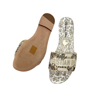 Christian Dior D Way Sandals Beige