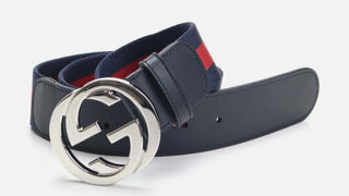 Gucci Belt Nylon material Navy