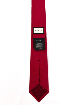 Gucci Red Silk Tie