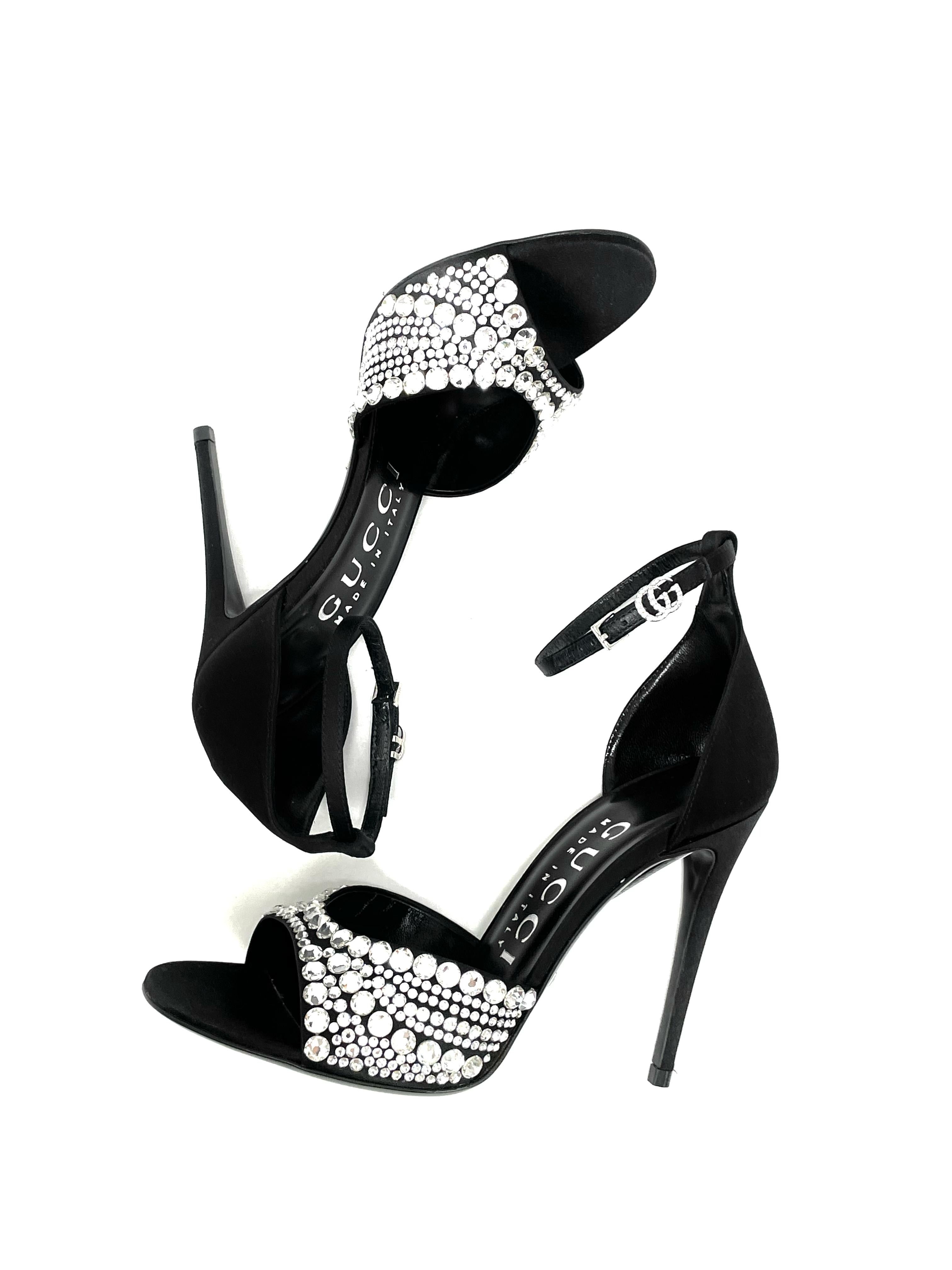 Gucci Crystal Ilse Sandals