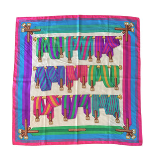 Hermes Silk Scarf Pink