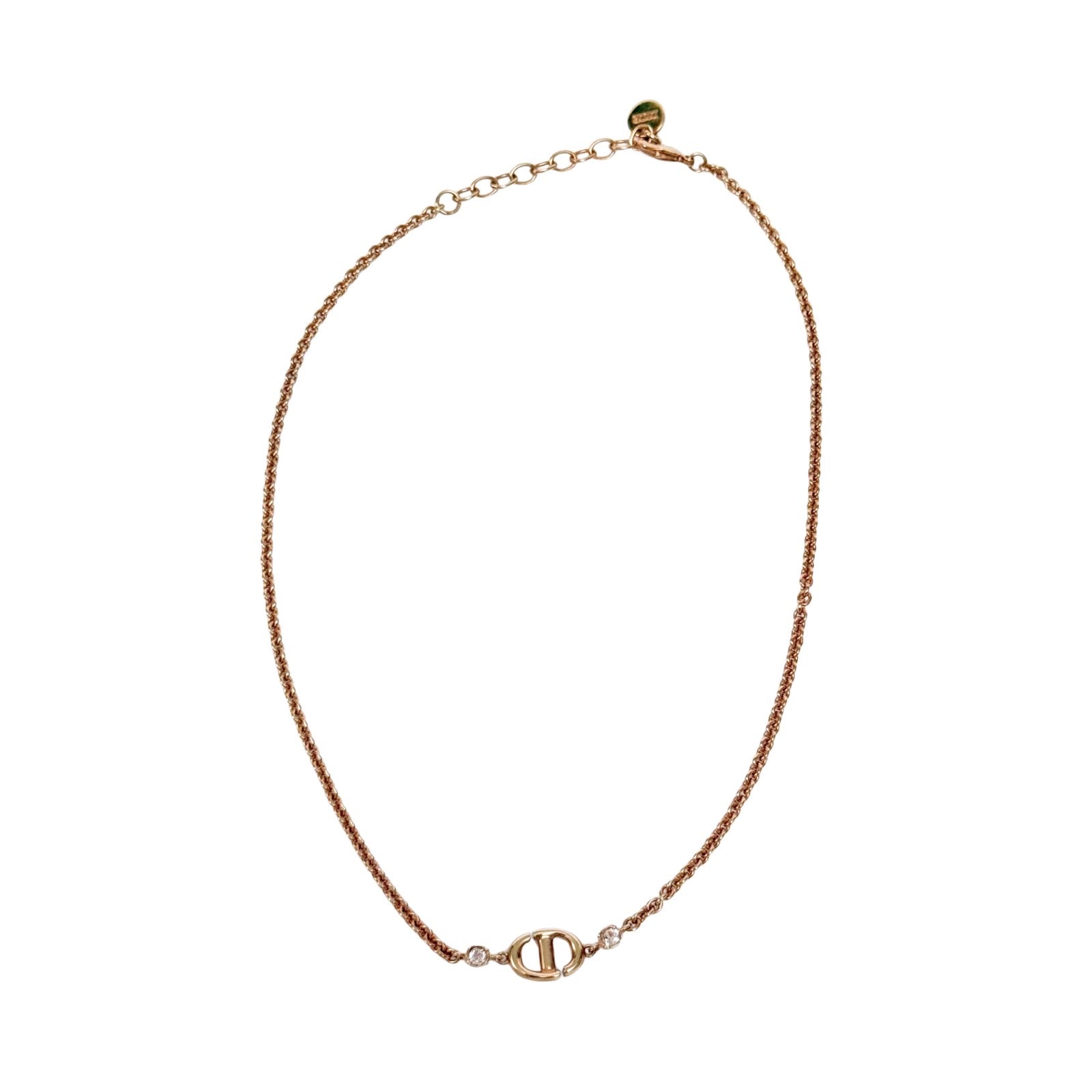 Christian Dior Rosegold Plated Necklace