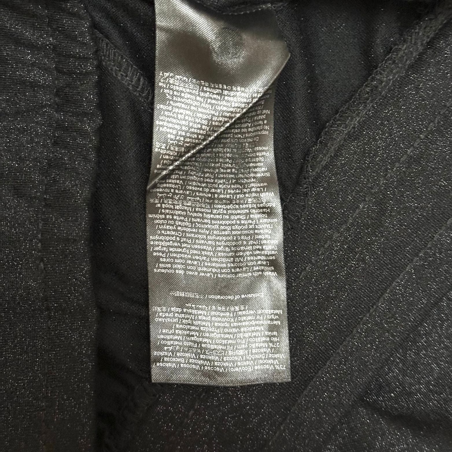 Karl Lagerfeld Glitter Leggings Black