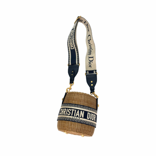 Dior Wicker Rattan Crossbody Bag