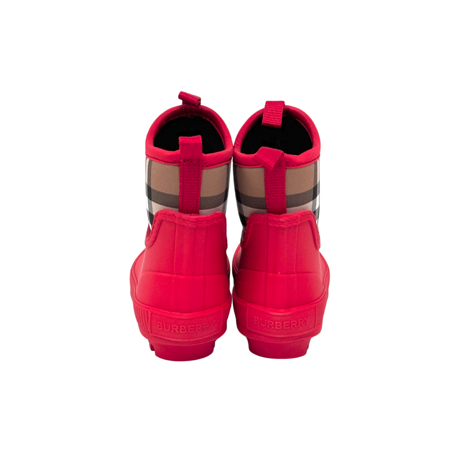 Burberry Red Classic Rain Boots