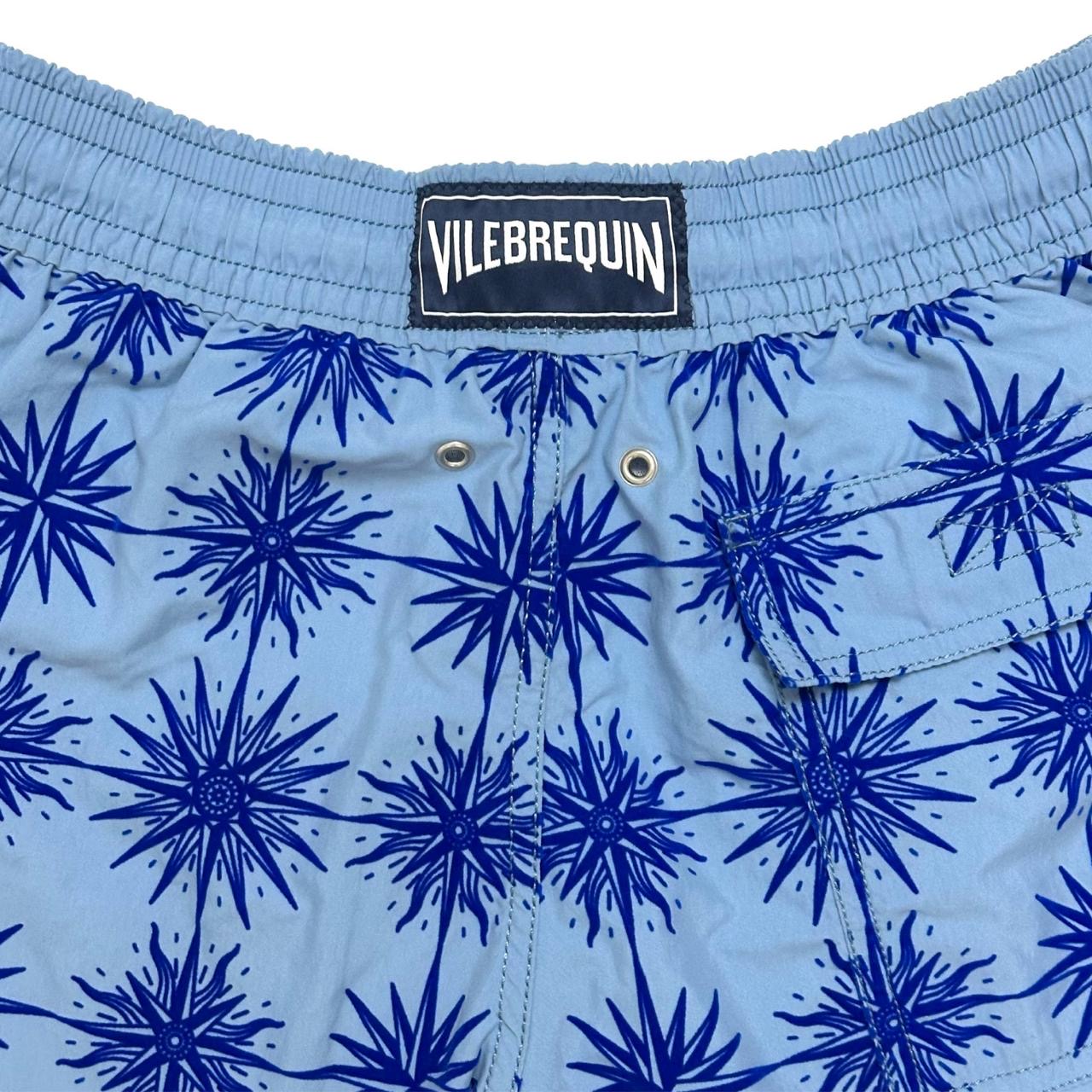 Palm Angels Vilebrequin Swim Shorts Blue Floral