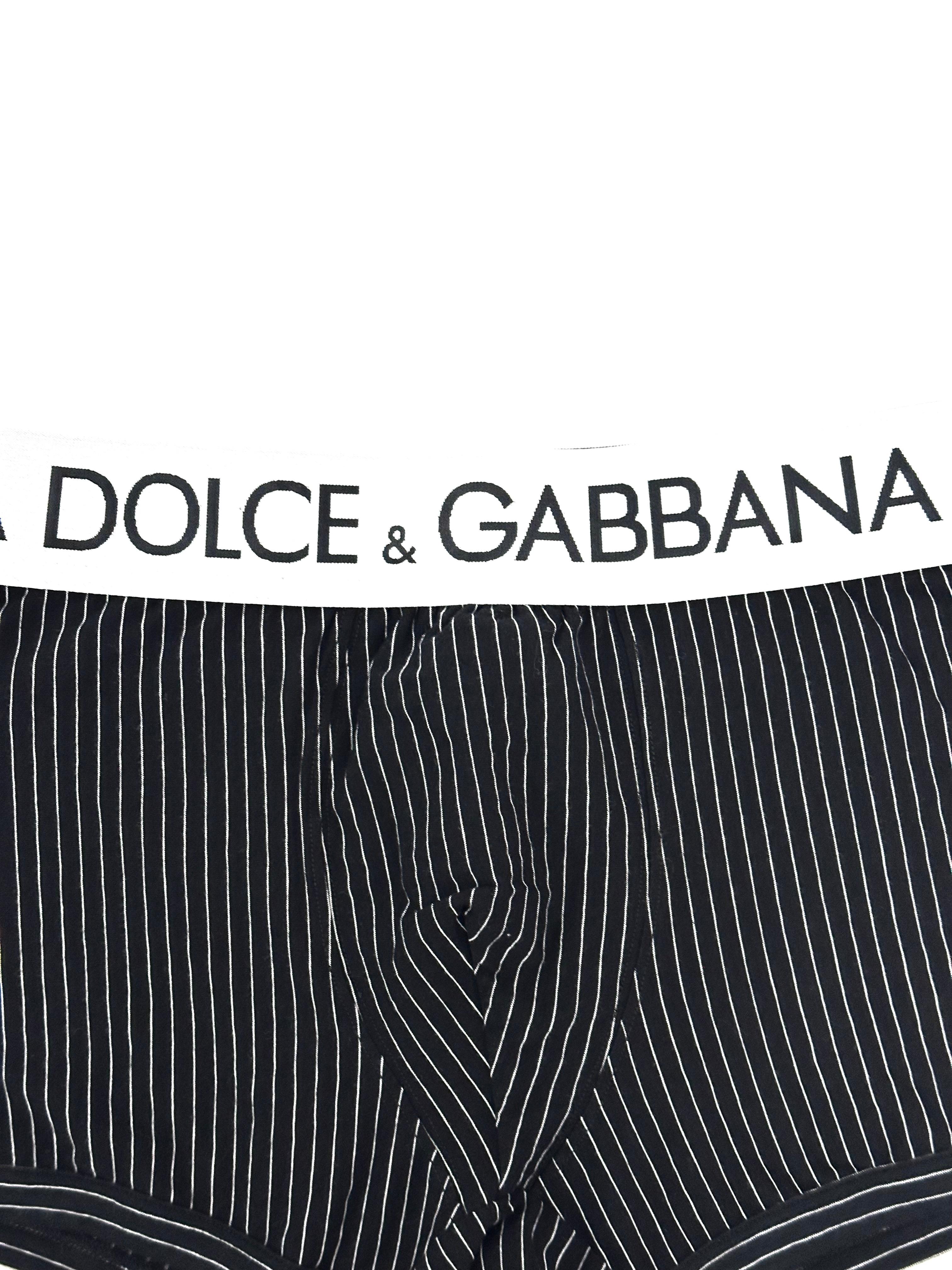 Dolce & Gabbana Striped Print Boxer