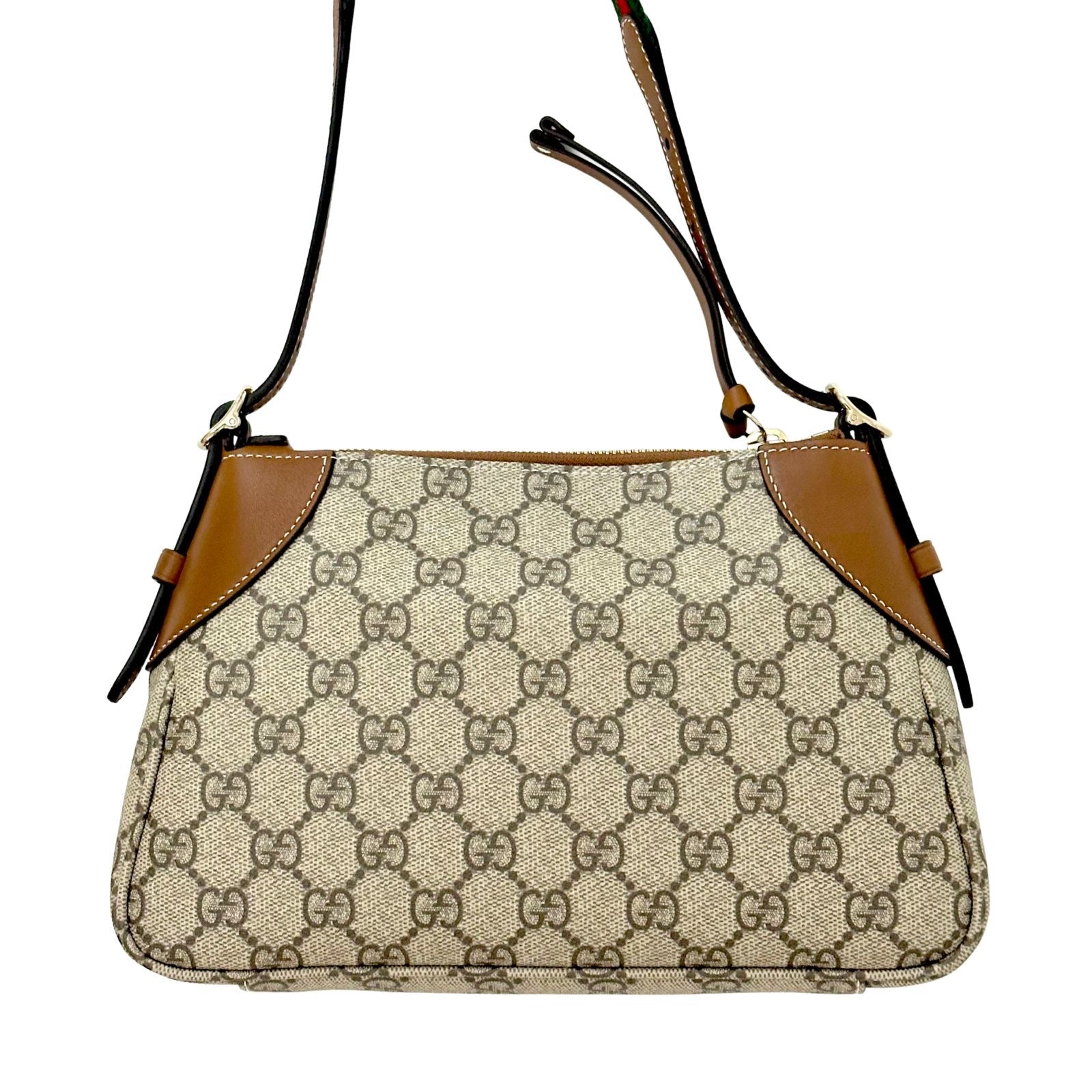 Gucci GG Emblem Small Shoulder Bag Monogram Canvas