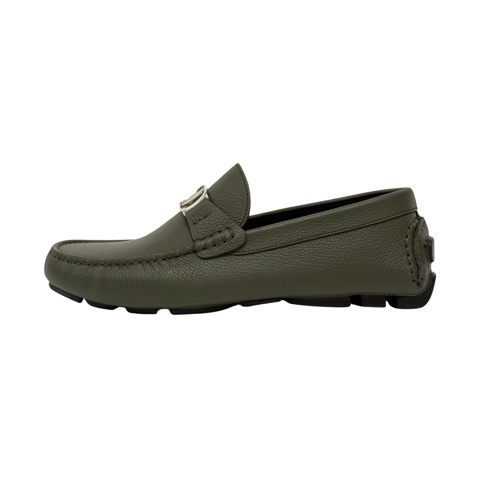 Christian Dior Grained Calfskin Odeon Loafers