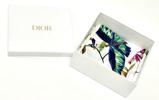 Christian Dior White MultiColor Shawl