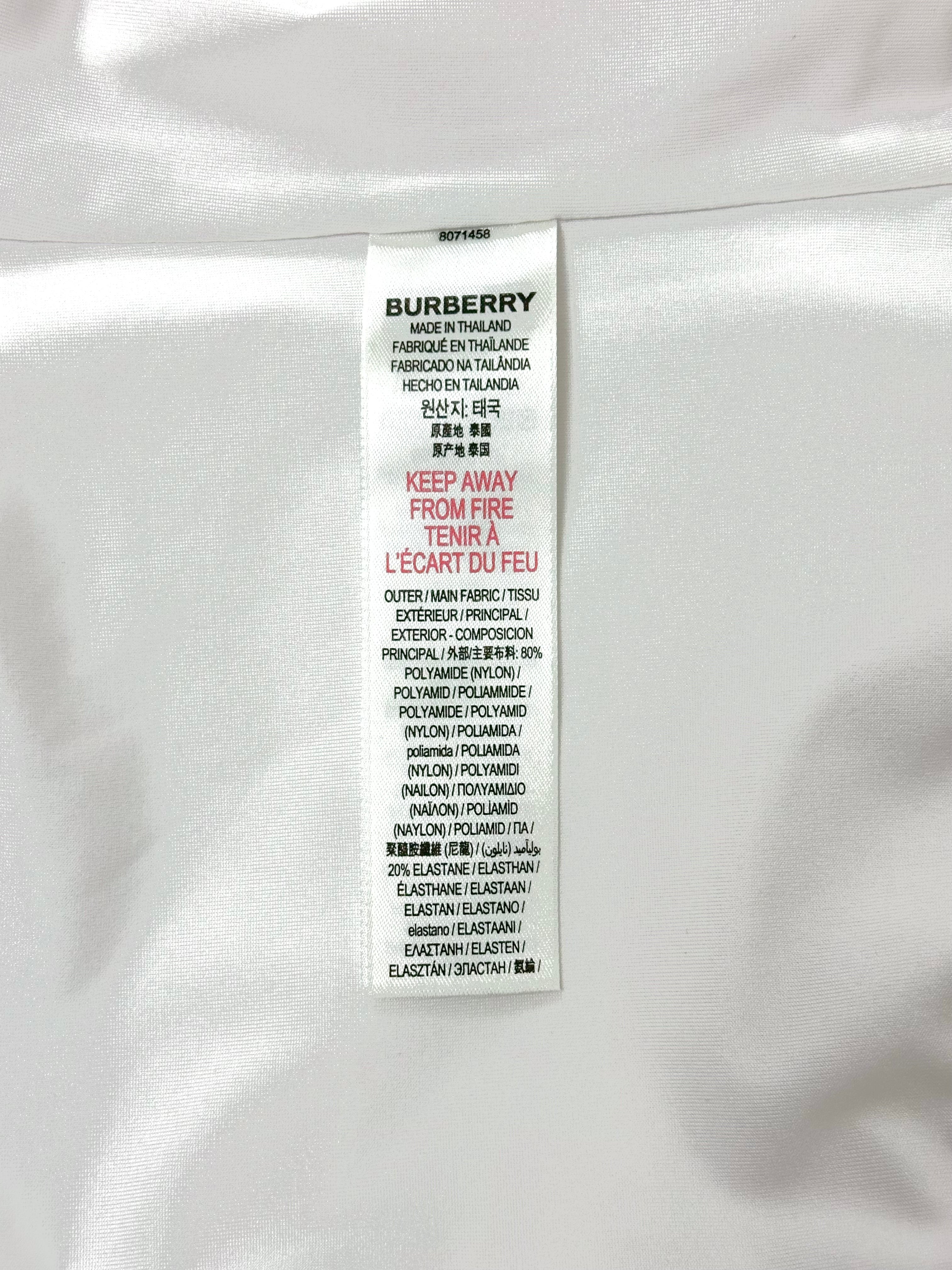Burberry Pink Big Horse Logo Swimsuit