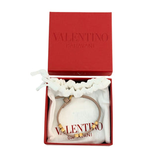 Valentino Garavani VLogo Leather Bracelet