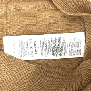 Gucci Cashmere Round Neck Shirt with Crystal