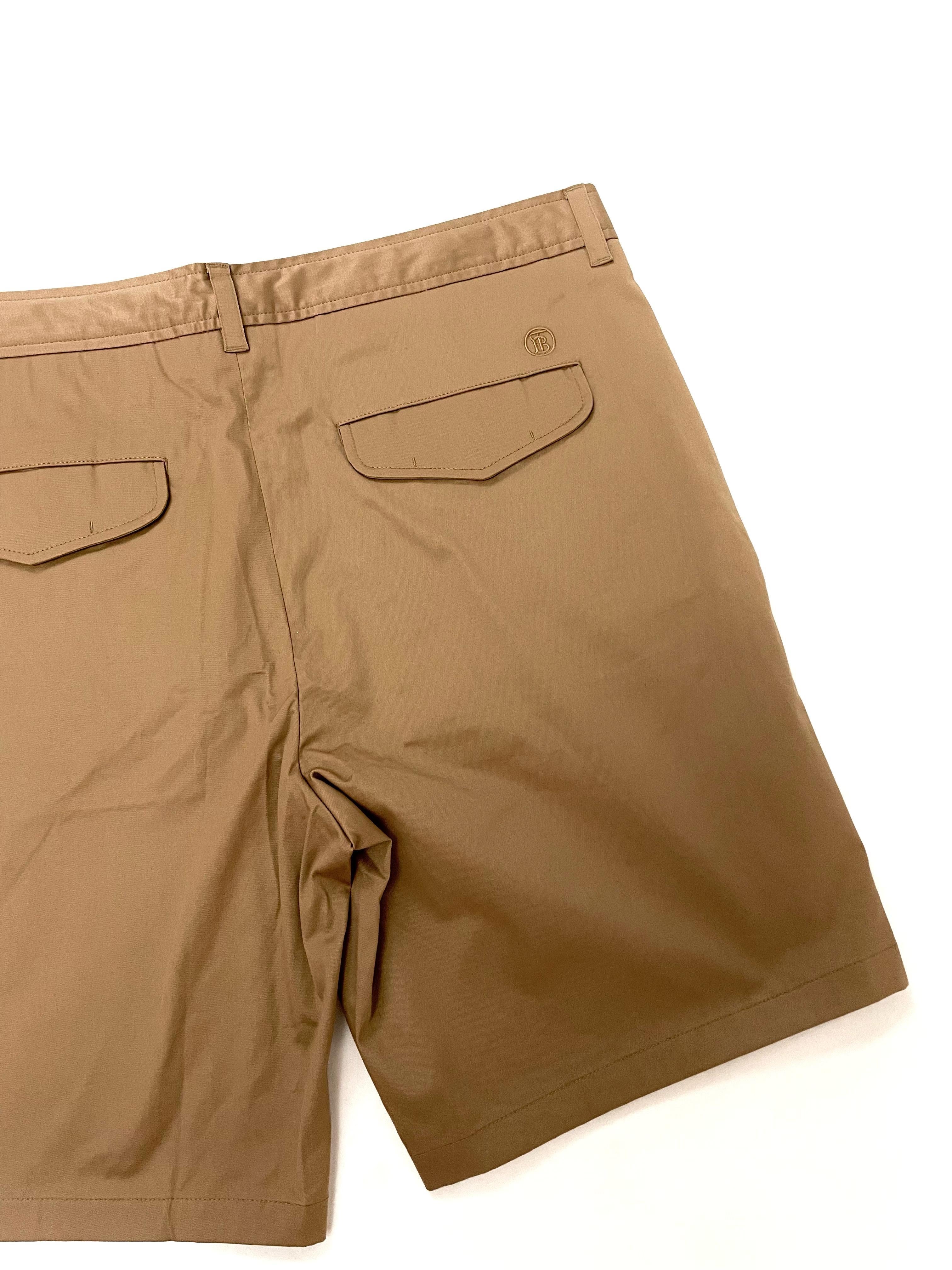 Burberry Beige Elegant Cut Shorts