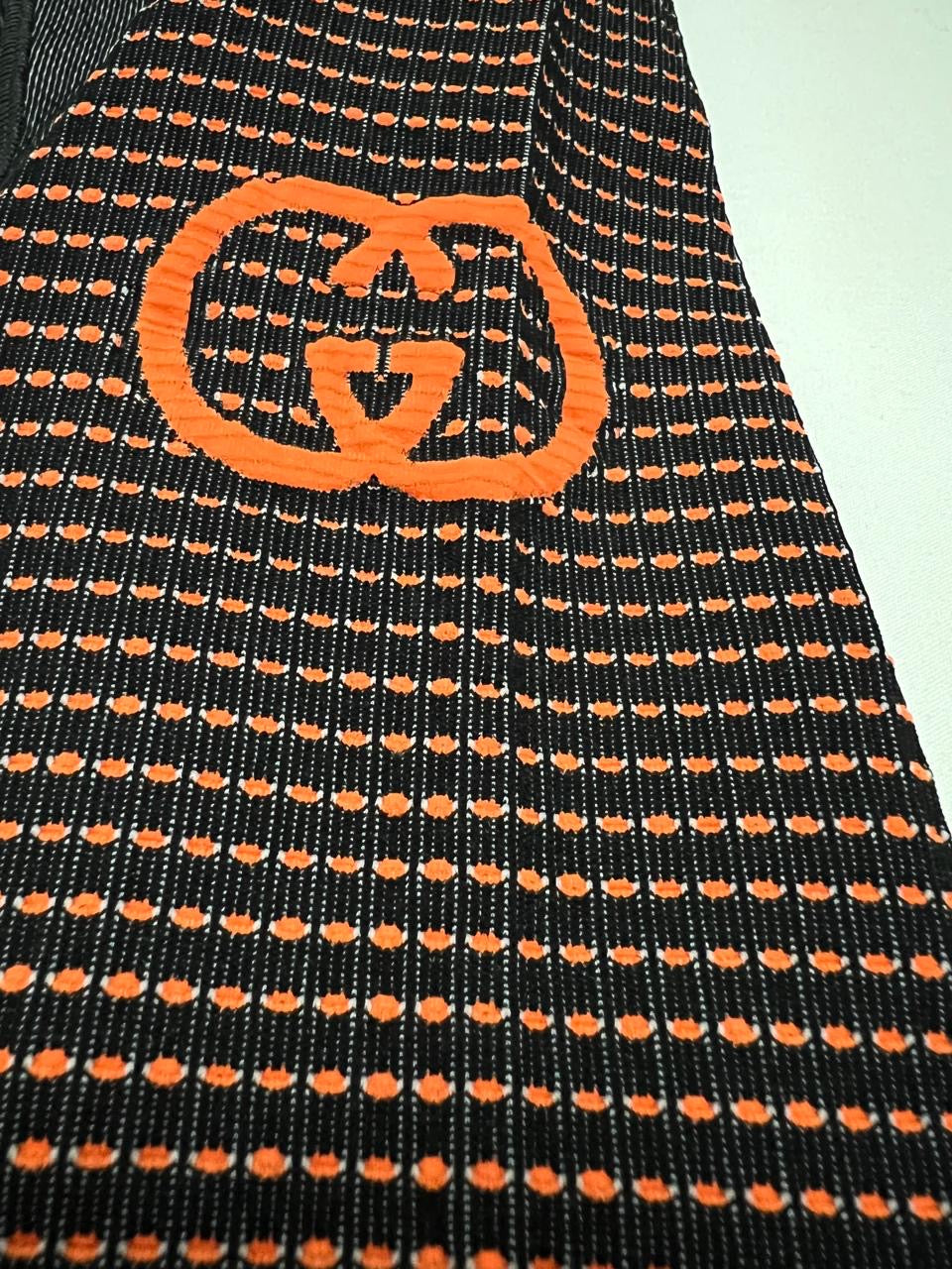 Gucci Leggings Black / Orange
