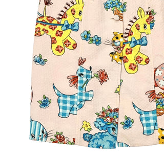 Moschino Calico Animal Dress in Cotton