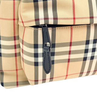 Burberry Check Canvas Backpack