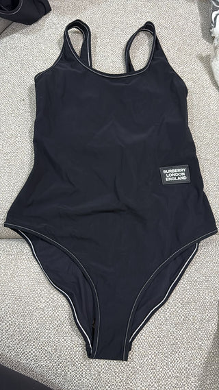 Burberry Black with White Logo on the side