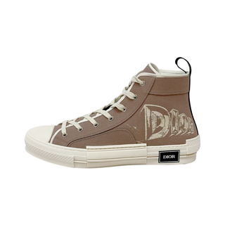 Christian Dior B23 High Top AsteroDior Beige Sneakers