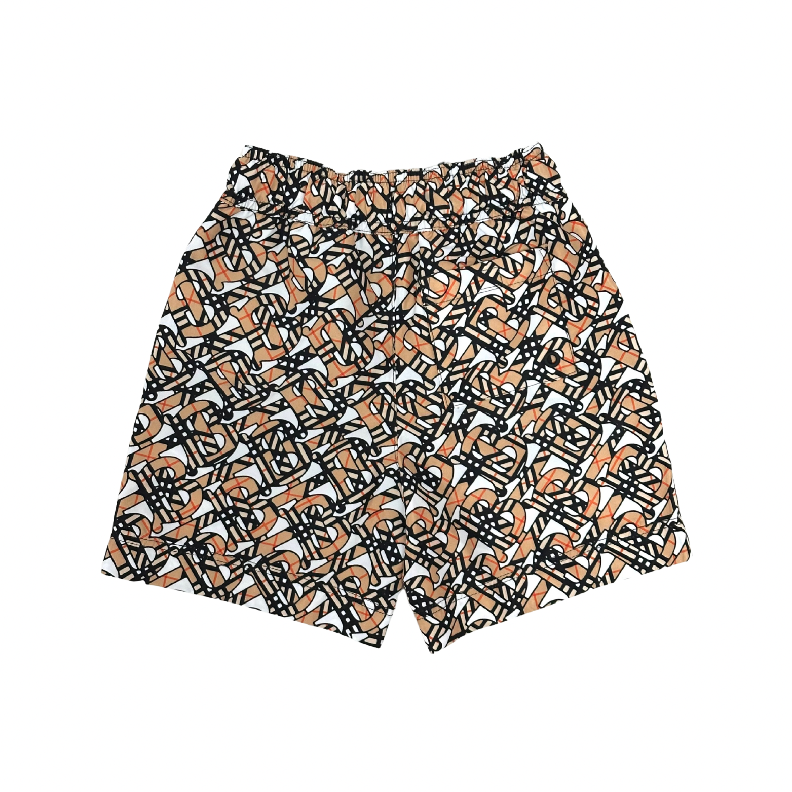 Burberry TB Logo Beige Swim Shorts