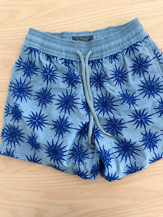 Palm Angels Vilebrequin Swim Shorts Blue Floral