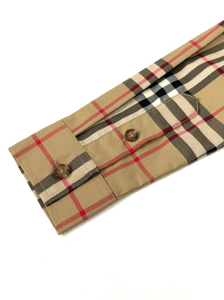 Burberry Classic Vintage Design Long Sleeves Button Shirt