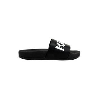 Karl Lagerfeld Black Logo Slides