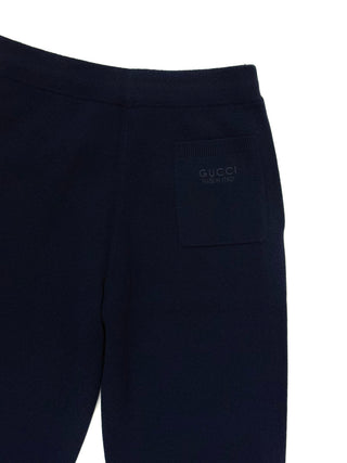 Gucci Navy Cashmere Jogger