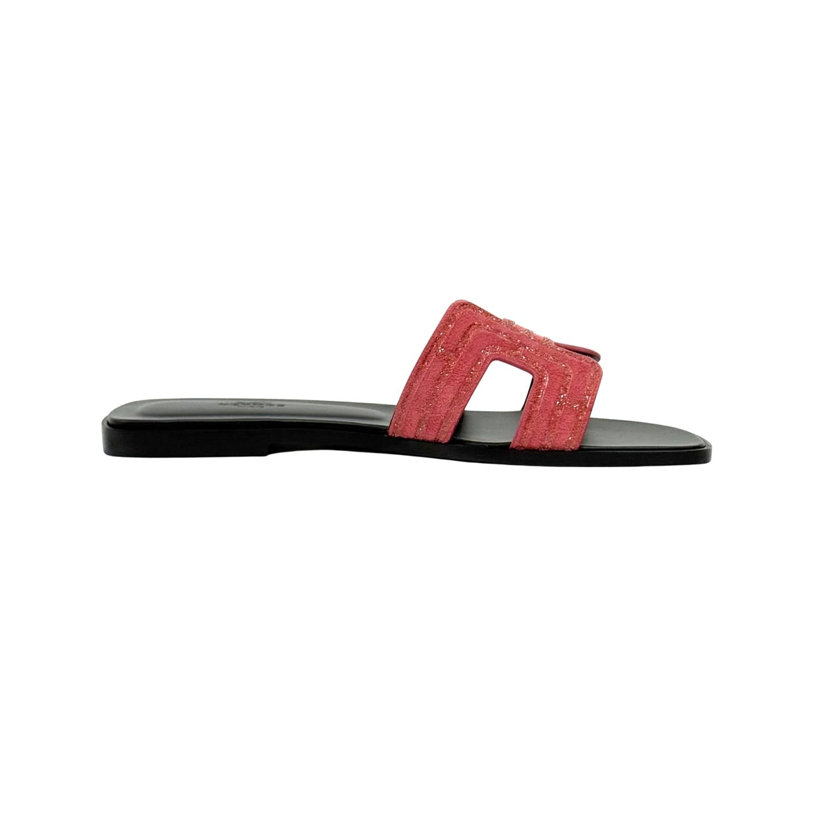 Hermes Limited Edition Oran Sandal Arcane Rose Amarante