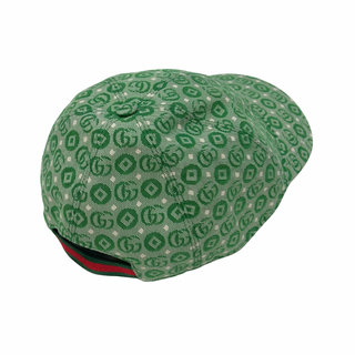 Gucci Double G Green Jacquard Cap