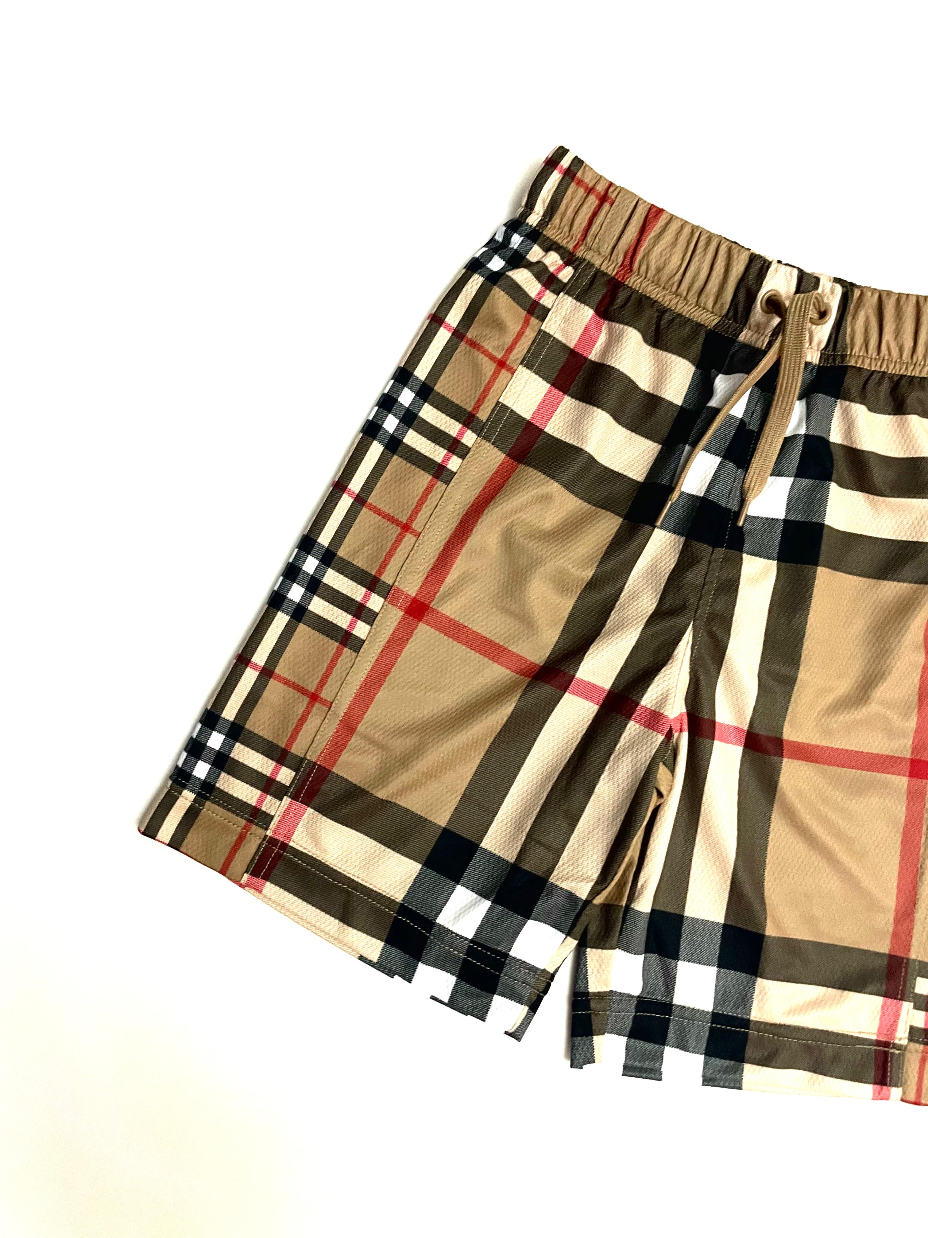 Burberry Classic Vintage Design Mesh Shorts