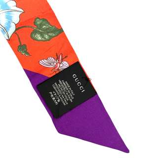 Gucci Printed Silk Twill Ribbon