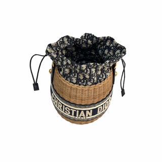 Dior Wicker Rattan Crossbody Bag