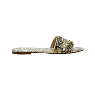Christian Dior D Way Sandals Beige