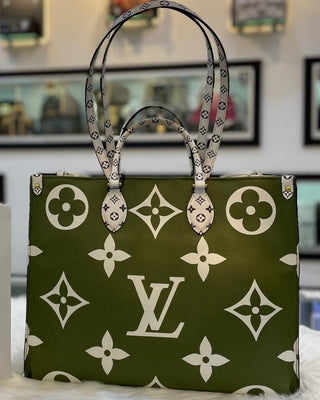 Louis Vuitton Green Monogram GM On the Go