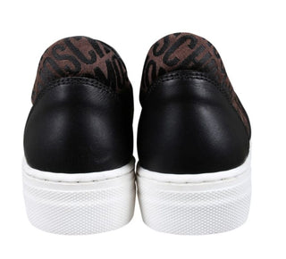 Moschino Brown Slip On Trainers