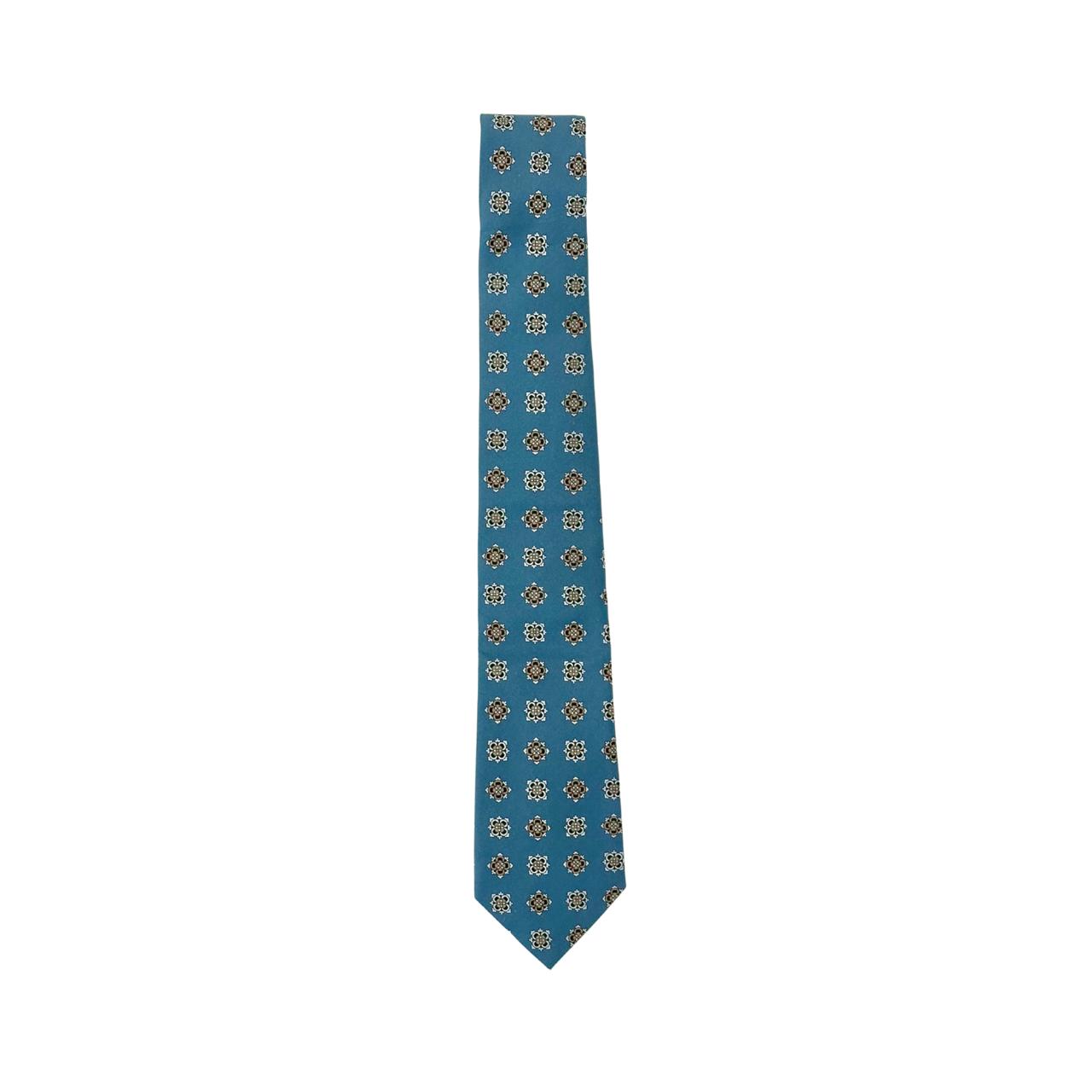 Gucci Blue/Green Silk Tie